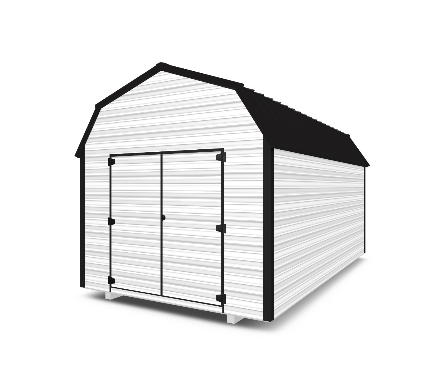 Metal Lofted Barn