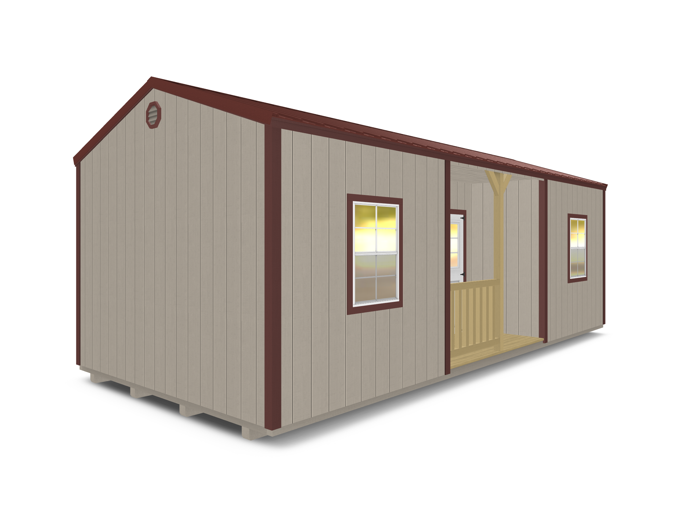 Elite Center Porch Cabin