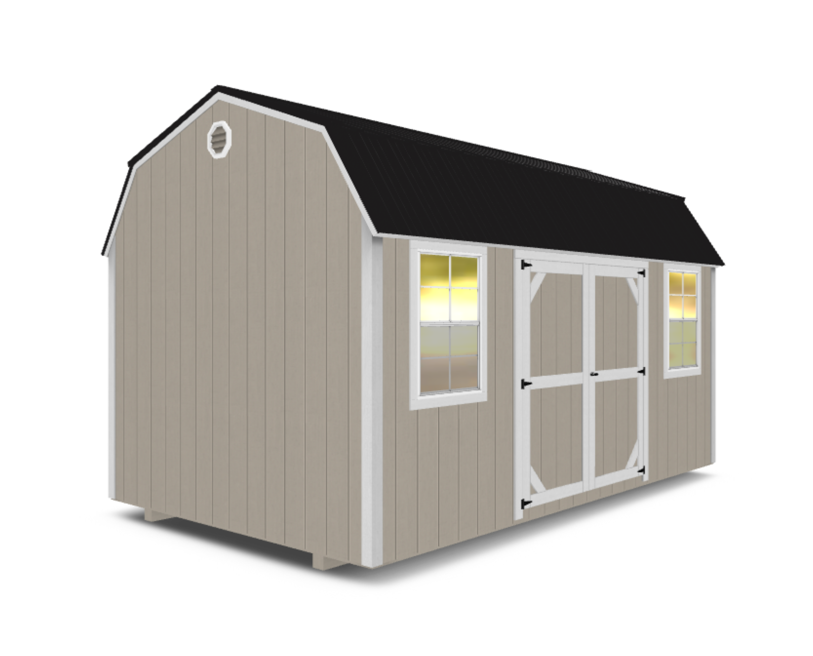 Traditional Side Lofted Barn